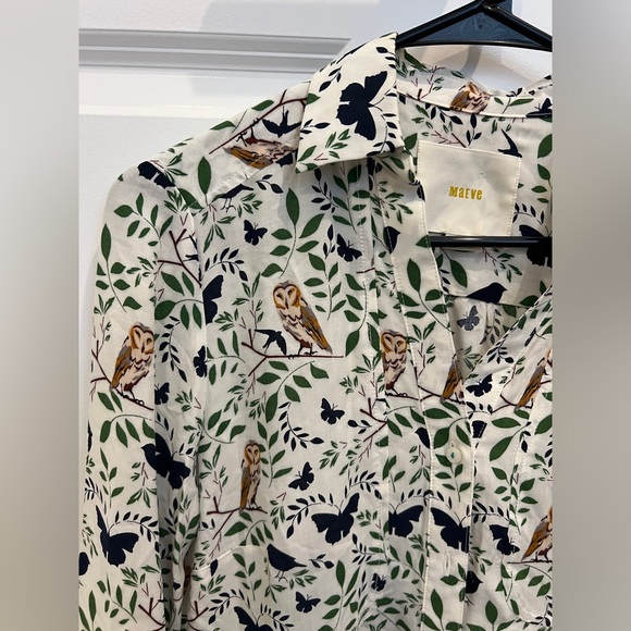 Anthropologie Owl Top - Picture 2 of 6